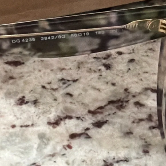 Dolce & Gabbana DG4236 Floral Oversized Sunglasses 2842/8G Italy - Picture 6 of 6